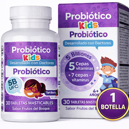 BIONIÑOS — Probiótico Masticable Infantil