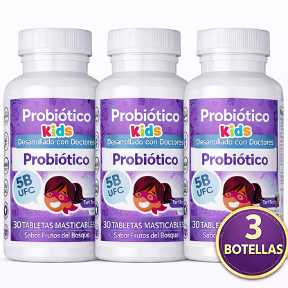 BIONIÑOS — Probiótico Masticable Infantil